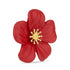 Poppy with Gold Centre Large Brooch