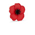 Poppy with Beaded Centre Pin