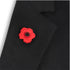 Poppy with Beaded Centre Pin