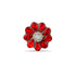 Poppy Wreath Gem Pin