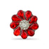 Poppy Wreath Gem Pin