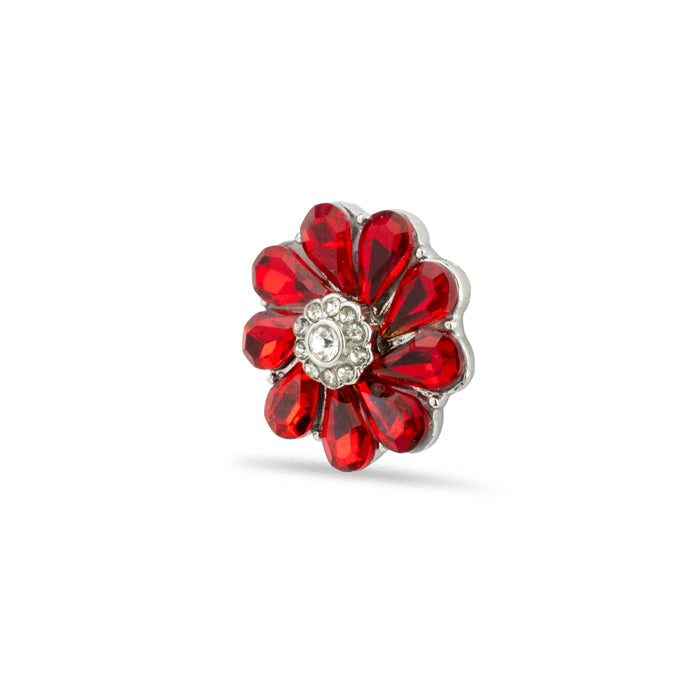 Poppy Wreath Gem Pin