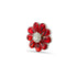 Poppy Wreath Gem Pin