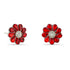 Poppy Wreath Gem Earrings
