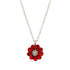 Poppy Wreath Gem Necklace
