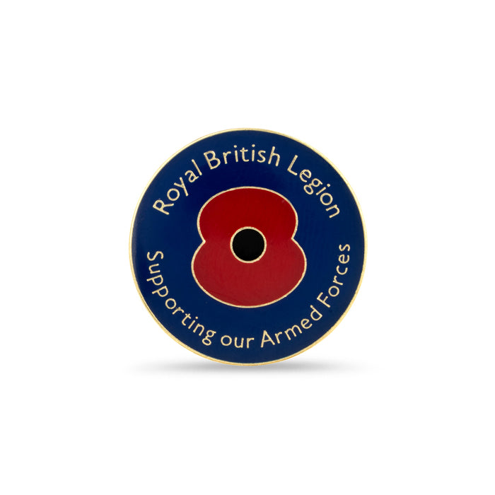 Armed Forces Day Poppy Lapel Pin