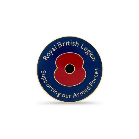 Armed Forces Day Poppy Lapel Pin