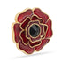British Pewter 3D Blooming Poppy Brooch