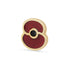 British Pewter Gold Poppy Pin
