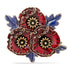 Laurence Llewelyn-Bowen Three Poppies Brooch