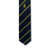 MEMBERS Navy Gold Stripe Single Motif Tie