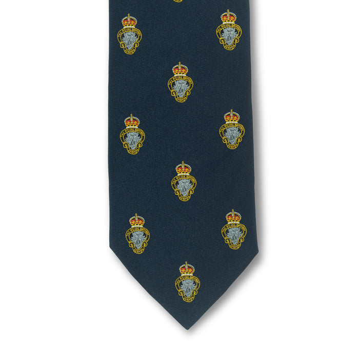 MEMBERS "Limited Edition" RBL Multi Silver Crest Motif Tie