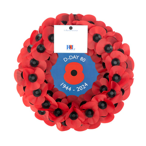 C Wreath and D-Day 80 Sticker