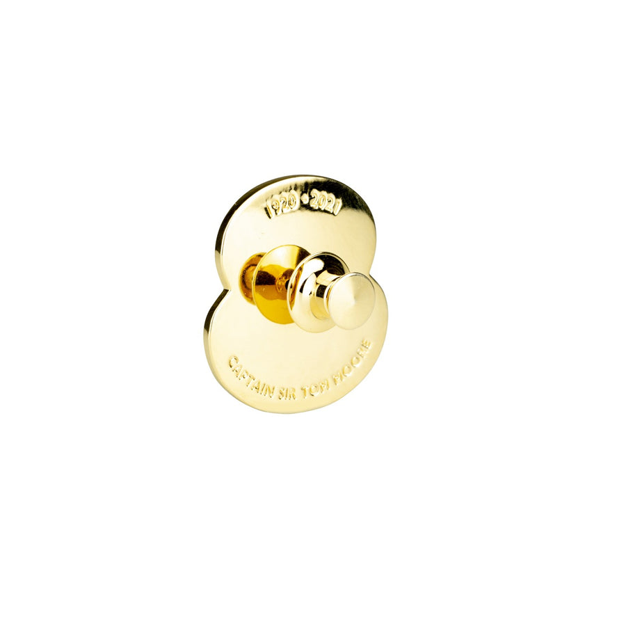 Captain Sir Tom Gold Plated Pin