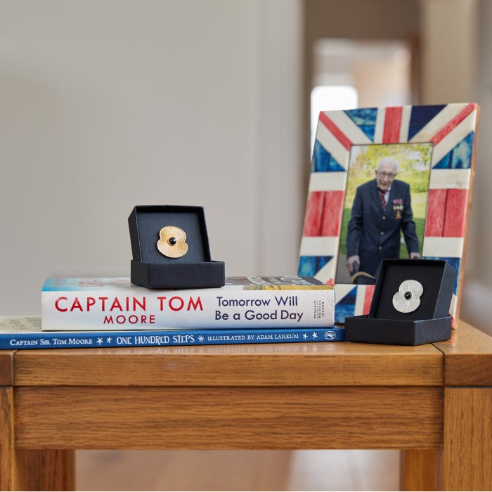 Captain Sir Tom Silver Plated Pin