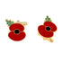 Ridge Poppy Cufflinks