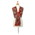 Poppy and Leopard Recycled Scarf