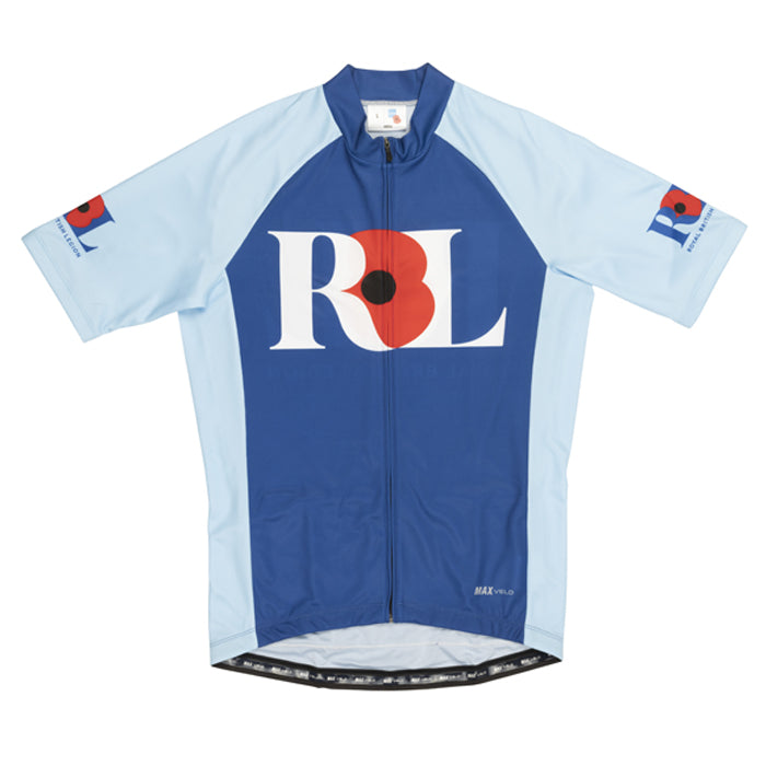 Royal British Legion Blue Cycle Shirt Poppy Shop UK