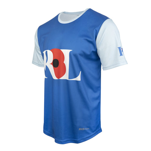 Royal British Legion Blue Tech T-Shirt