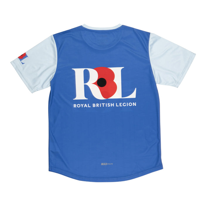 Royal British Legion Blue Tech T-Shirt Poppy Shop UK
