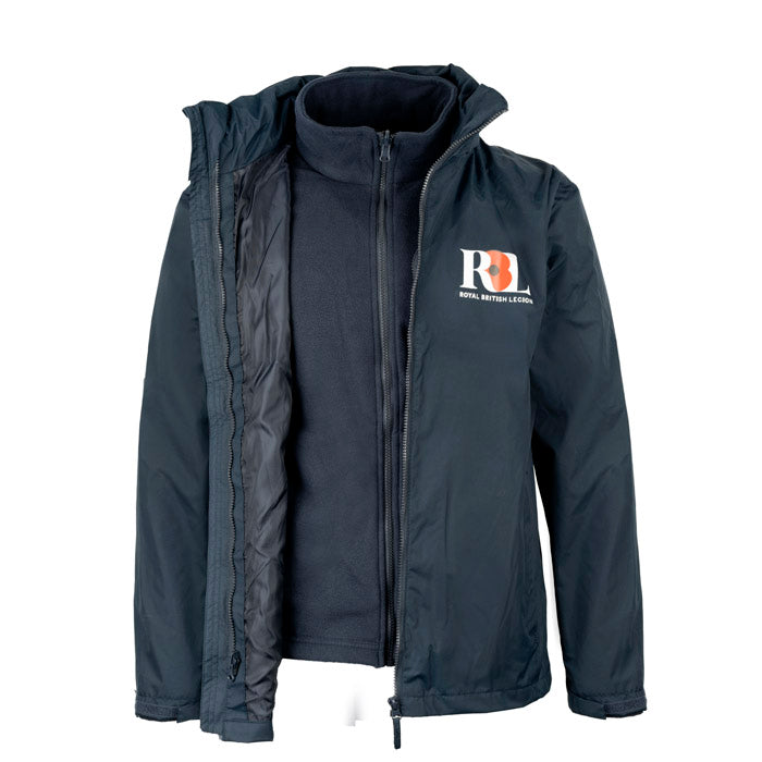 Royal British Legion Waterproof Classic 3 in 1 Jacket