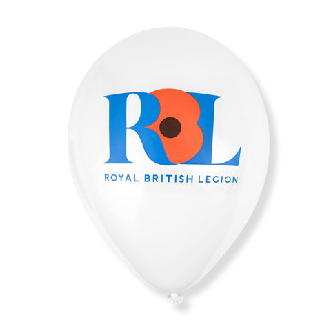 Royal British Legion Balloons - Pack of 10