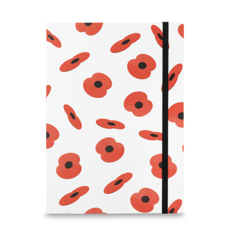 Royal British Legion Falling Poppies A5 Notebook