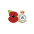Service Poppy Pin RAF Shawbury