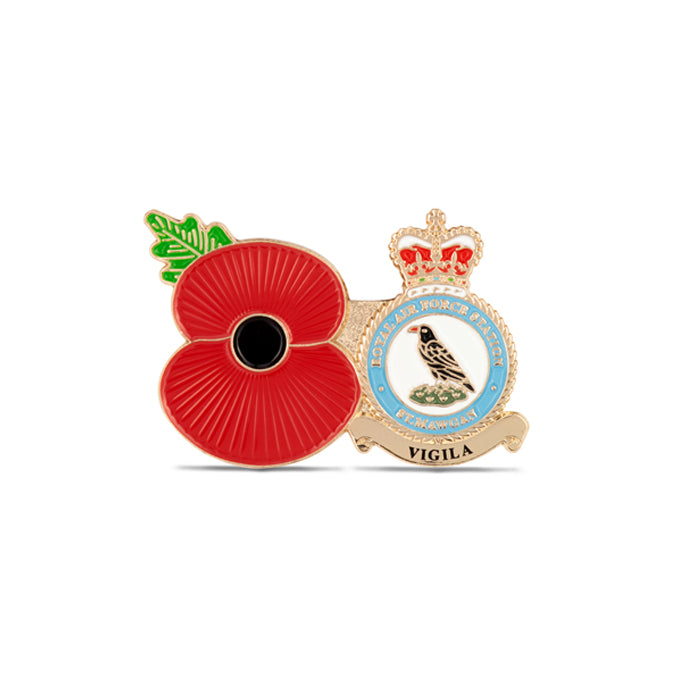 Service Poppy Pin RAF St Mawgan