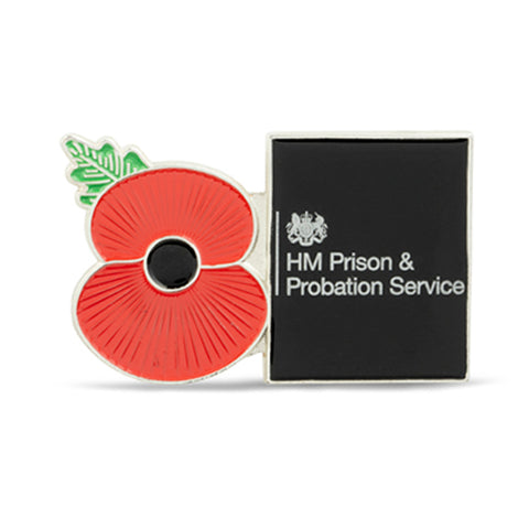 HM Prison & Probation Service Poppy Pin