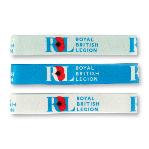 Poppy Appeal Adults Wristbands - Pack of 3