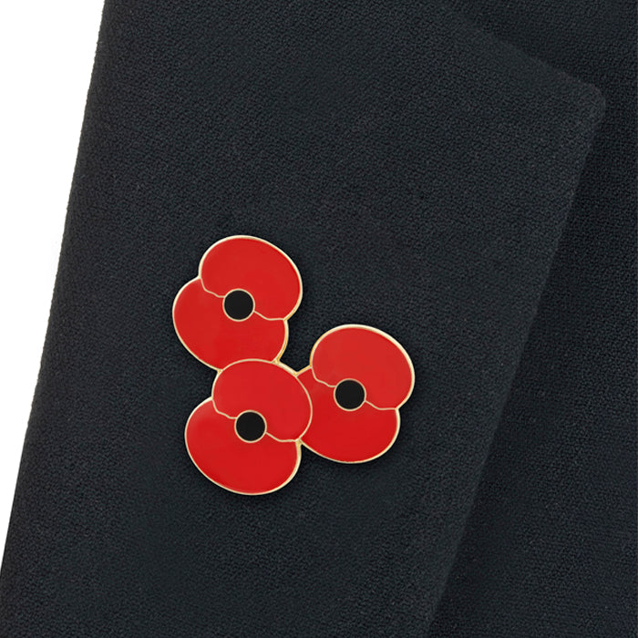 Poppy Trio Badge