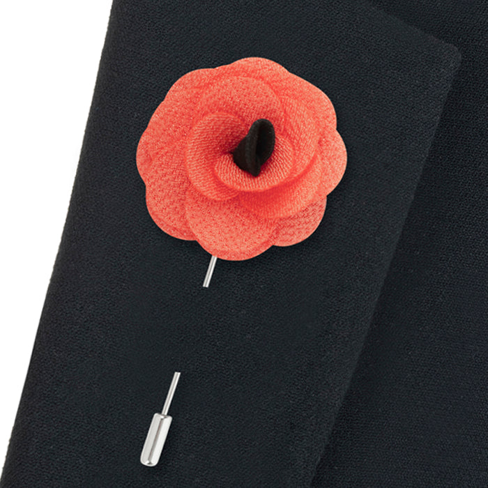 Fabric Poppy Pin