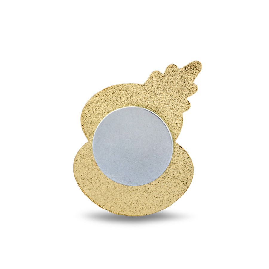 Magnetic Ridge Poppy Lapel Badge
