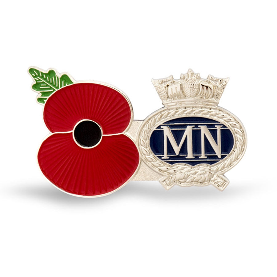 Service Poppy Pin Merchant Navy