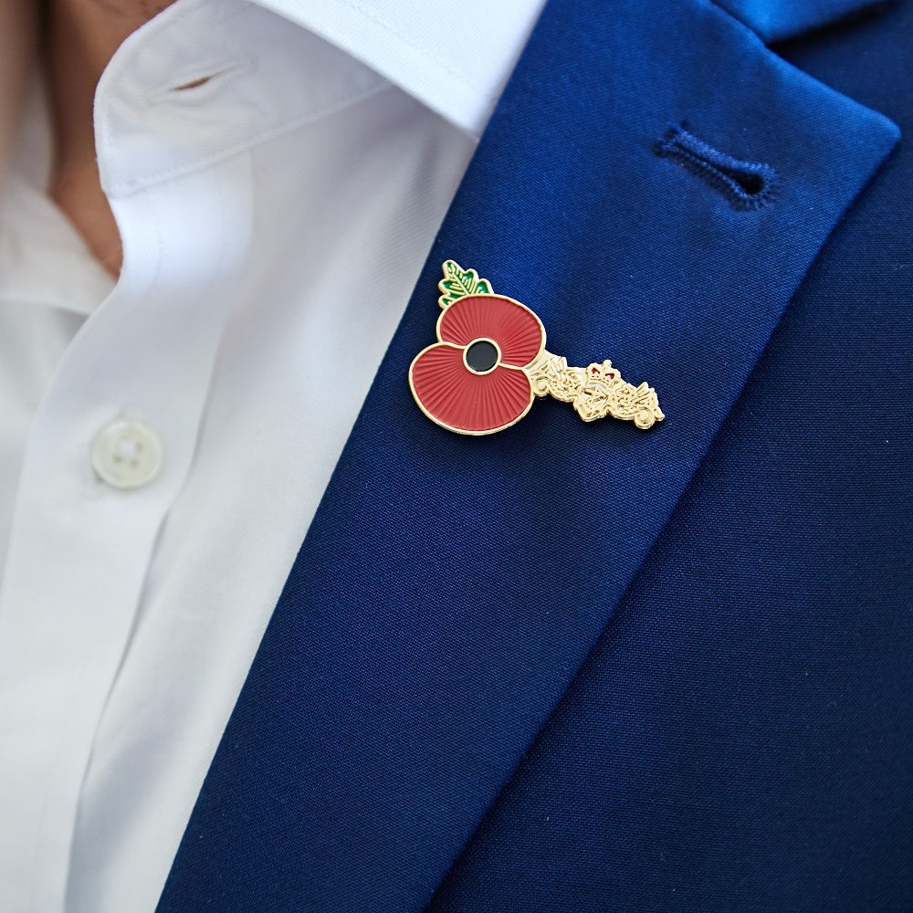 Royal Navy Surface Fleet Service Poppy Pin
