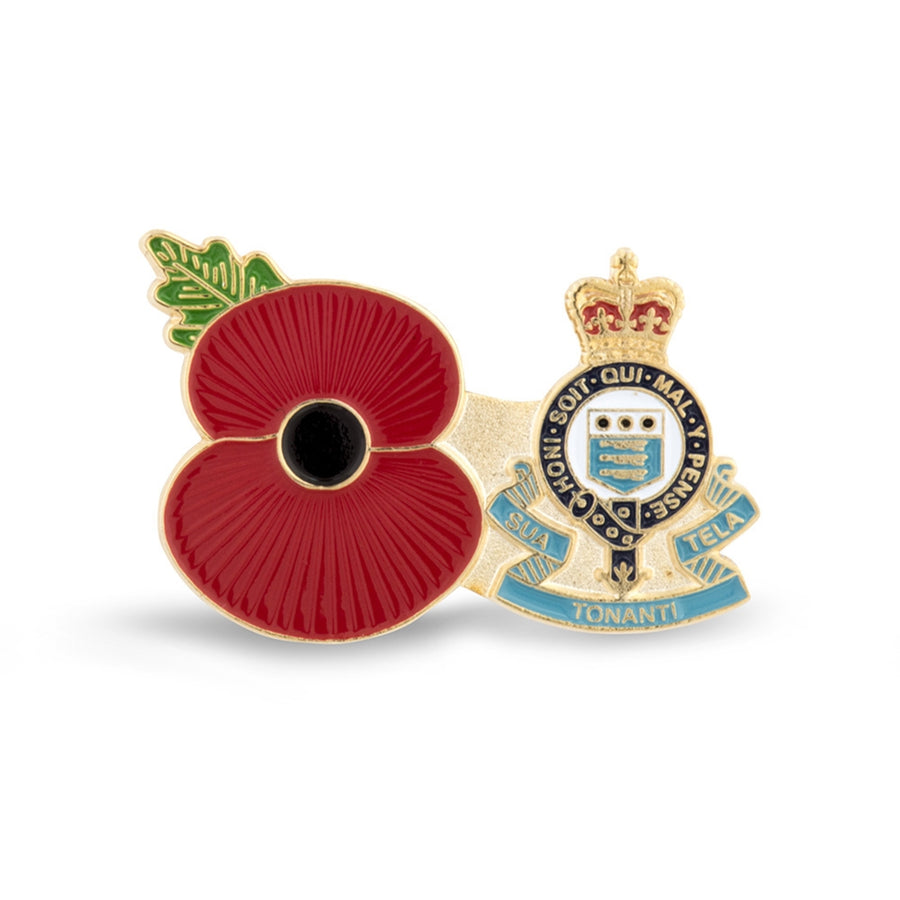 Service Poppy Pin Royal Army Ordnance Corps