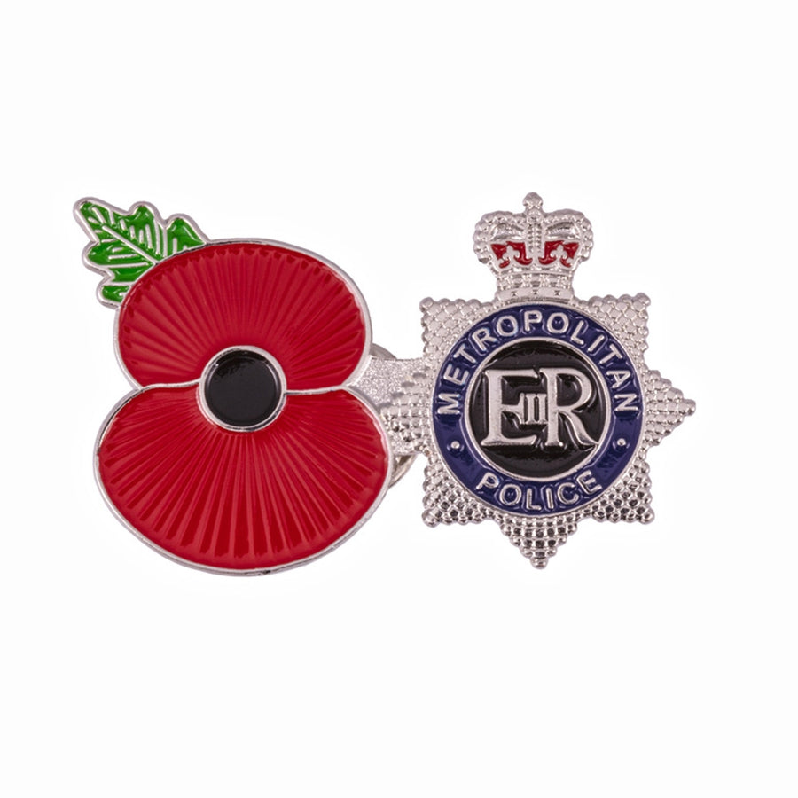 Service Poppy Pin Metropolitan Police Service 