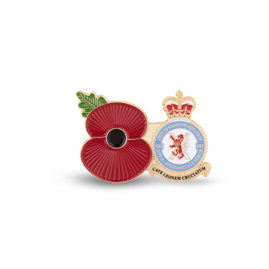Service Poppy Pin 602 SQUADRON RAUXAF