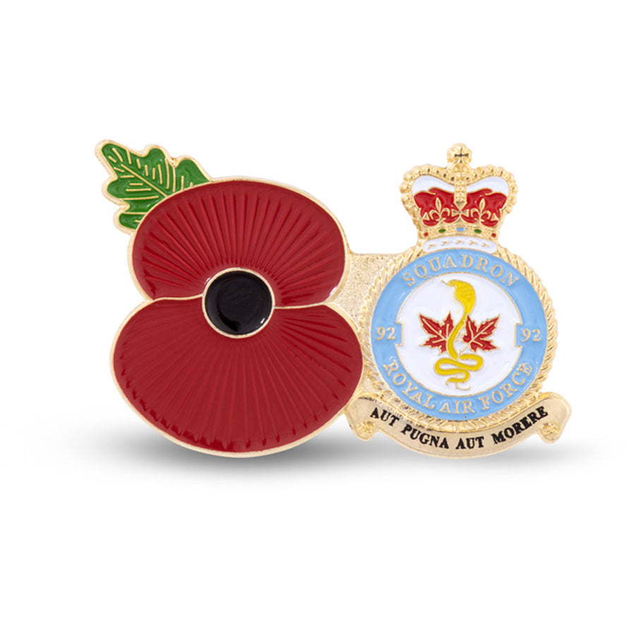 Service Poppy Pin 92 SQUADRON