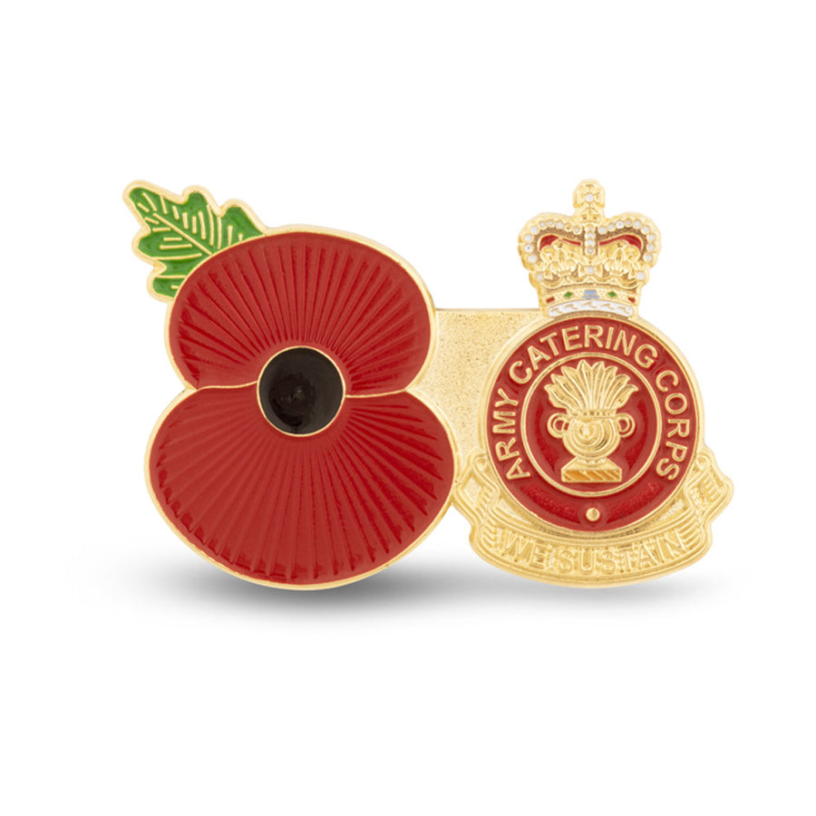 Service Poppy Pin Army Catering Corps
