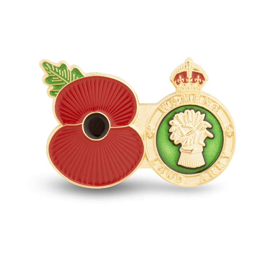 Service Poppy Pin The womens Land Army