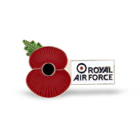 Service Poppy Pin RAF