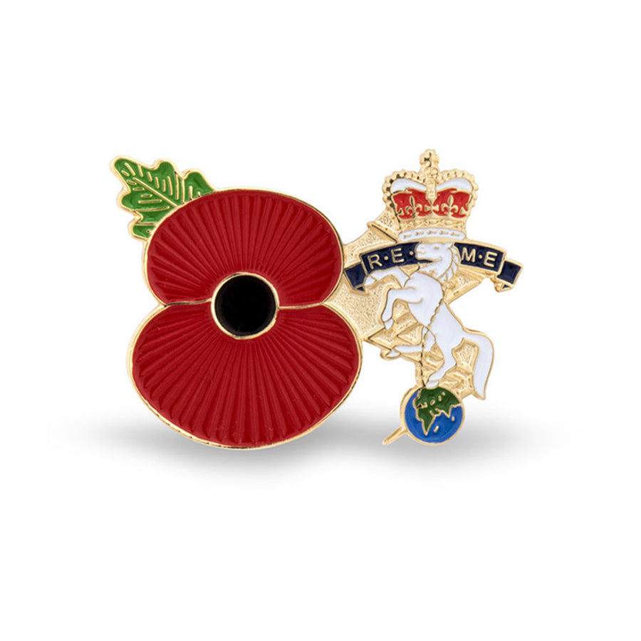Service Poppy Pin R.E.M.E