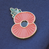 Magnetic Ridge Poppy Lapel Badge