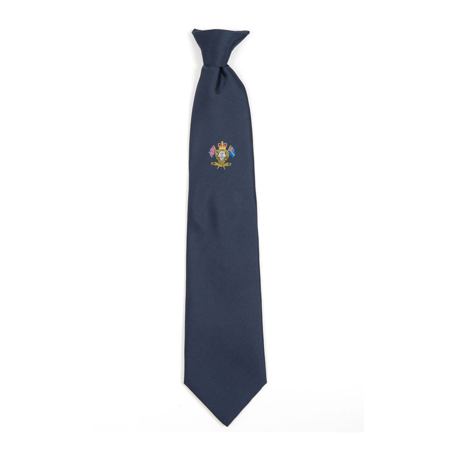 MEMBERS Standard Bearers Motif Navy Tie