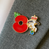 Service Poppy Pin R.E.M.E